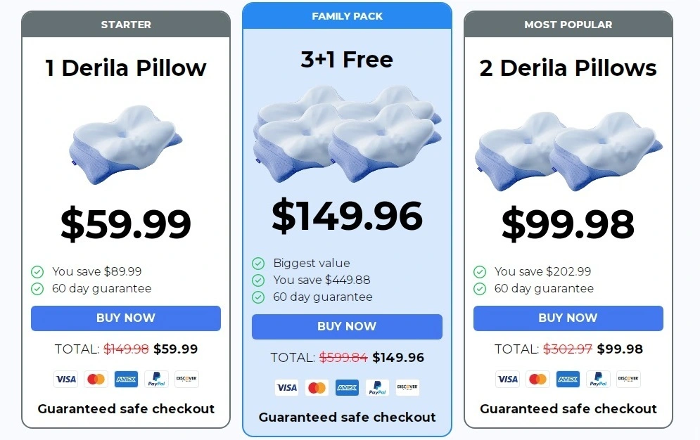Derila Ergo Pillows